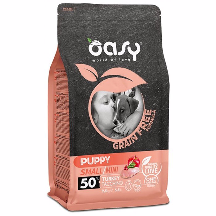 OASY XIRA TROFI SKuLOu GRAIN FREE PUPPY SMALL-MINI TURKEY 2,5KG